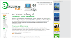Desktop Screenshot of ecommerce-blog.at